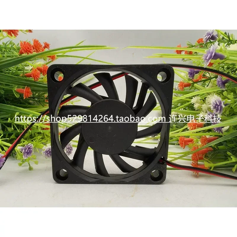 for J06010M12BA DC12V 0.12A 6CM Ultra Thin Fan Inverter Chassis Silent Cooling Fan