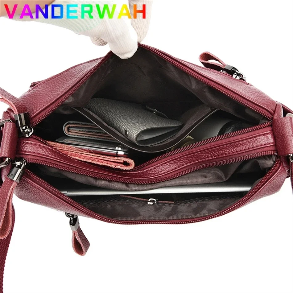 Genuine Brand Sac Luxury Handbags Women Bags Designer 2024 Female Waterproof Leather Bag Shoulder Crossbody Messenger Bags New