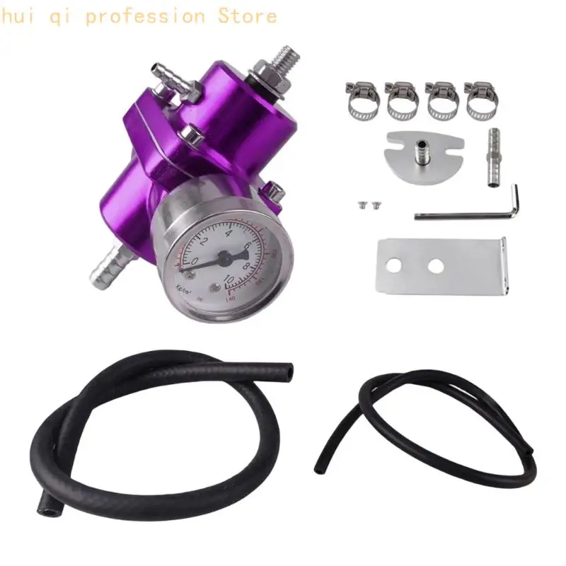 Einstellbarer Druckregler mit 0–140 PSI Druckmesser und Aluminiumgehäuse für die Reparatur von Fahrzeugsystemen H8WE – Detail 9
