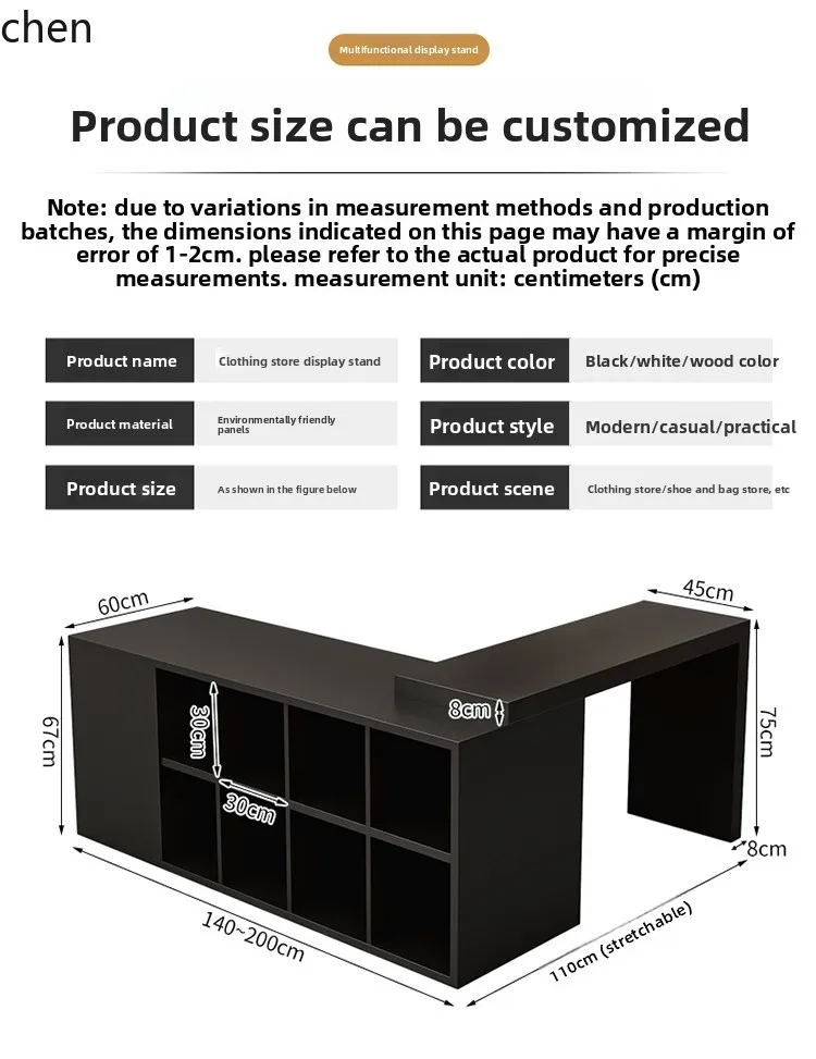 HT ورنيش متجر الملابس جزيرة الجدول جزيرة خزانة عرض خزانة تتدفق عداد منصة مشروبات مخزن أمين الصندوق