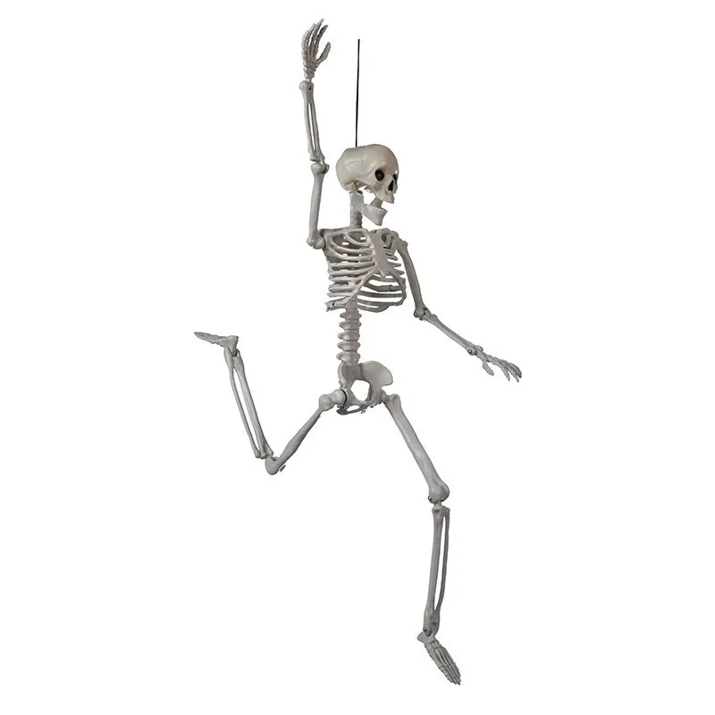 Halloween Skeleton People Model, Simulate Human Bones Skeleton, Haunted House Decor, Scenes Prop, Art Sketch, Wholesale, 15.7in