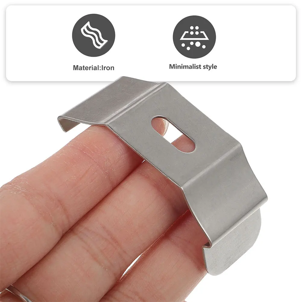 

20Pcs Iron Blinds Mounting Brackets Vertical Louver Sheer Shades Compatible Easy Install Home Decor Roman Blind Brackets