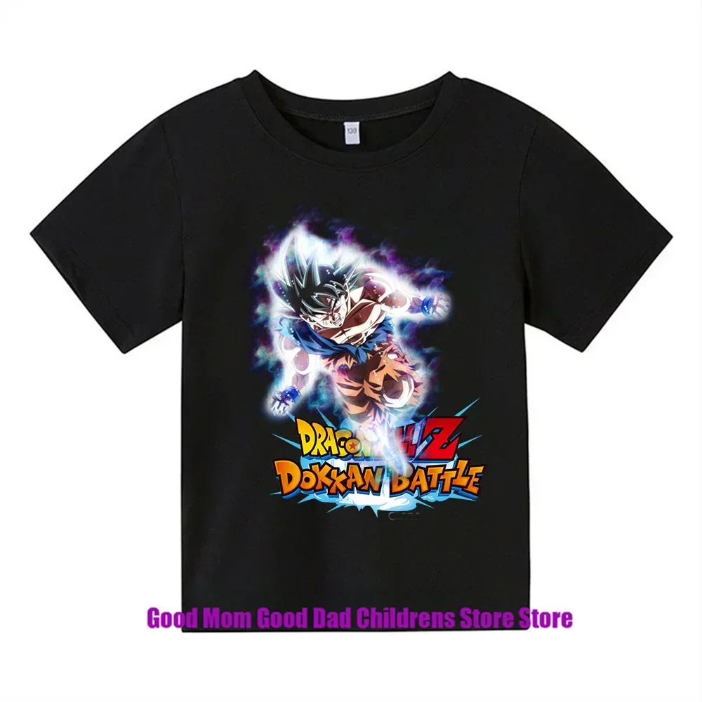 2024 nowa Dragon Ball Zkakarotte letnia fajna dziecięca koszulka rekreacyjna kreskówka t-shirt dla chłopców i dziewcząt 3-15 prezent urodzinowy