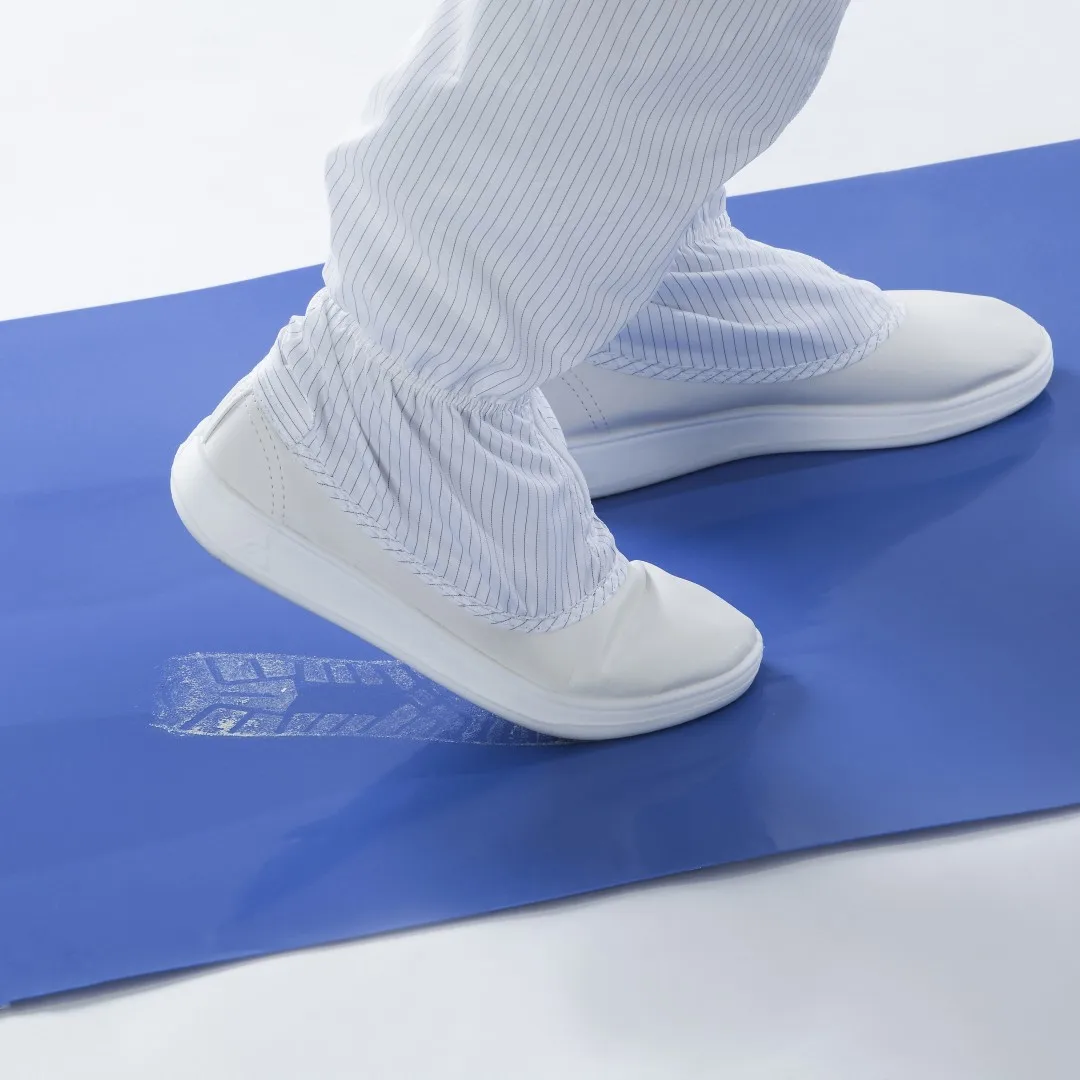 5PCS CANMAX 18*36 Factory Direct Sales Tacky Mat Shoes Sticky Floor Mat Cleanroom Floor Sticky Mat For Industrial Use