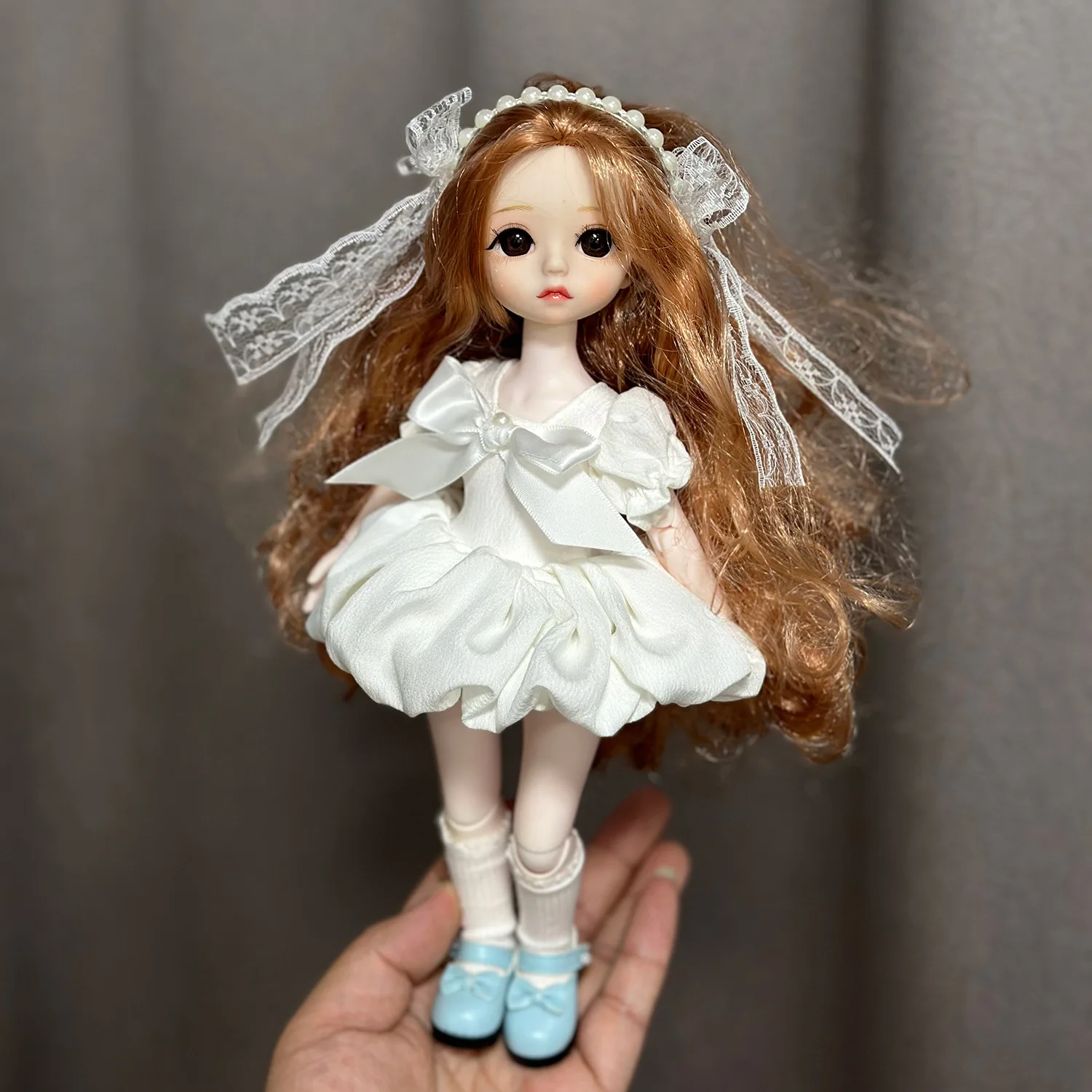 Nieuwe 30Cm 1/6 Bjd Poppenjurk 16 Punten Bjd Kledingaccessoires Reborn Poppen Ornamenten Rok Outfit Meisjes Diy Dress Up Speelgoed Geschenken