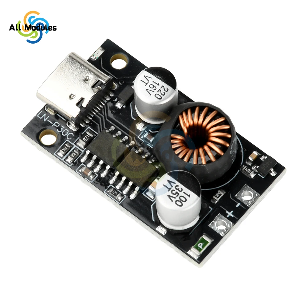 30W PD3.0 & QC3.0 Fast Charge Module Type-C Car Charger Module Mobile Phone Fast Charging Module