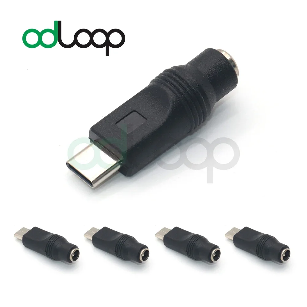 

ODLOOP 5-Pack USB Type C Male To DC Female Connector Power Charging Adapter for Laptop PC