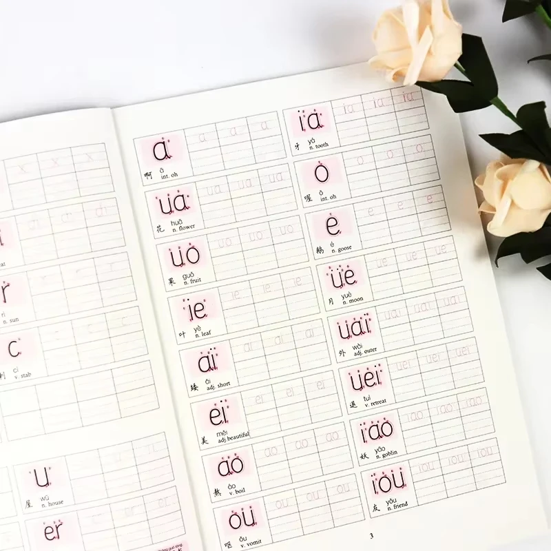 كتاب الكتابة الصيني الجديد HSK المستوى 1-3 HSK 4 5 6 مصنف الكتابة اليدوية الصينية تعلم الكتابة كتاب التأليف والنشر Libros Livros #4