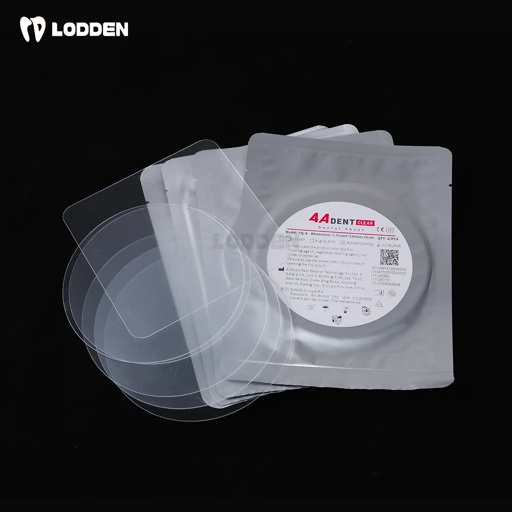 20Pcs Lodden Dental Invisible Orthodontic Sheet, Soft/Hard Vacuum Forming Splint Retainer Slice for Dental Lab Materials - view 3