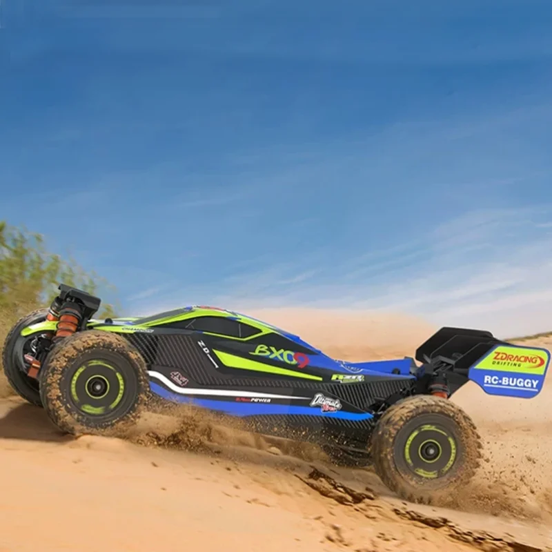 ZD BX09 remote control 1/9 electric four-wheel drive brushless motor RTR adult cross-country desert racing car. view 4