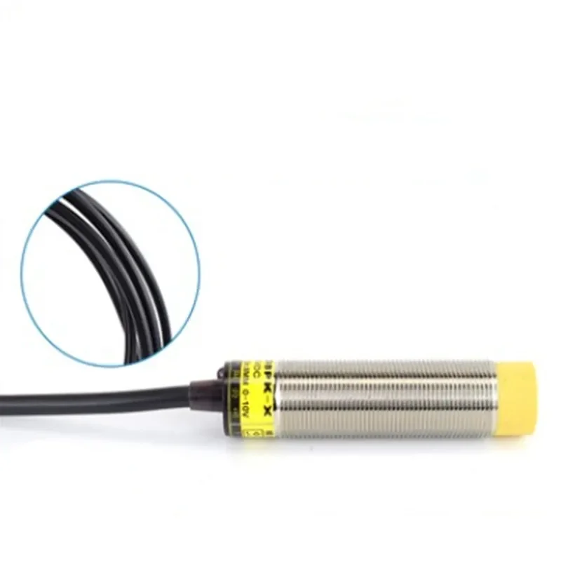 M18 Analog Proximity Switch M12 M30 Linear Displacement Sensor Output 0-10V 4-20mA Distance 8mm Inductive Sensor