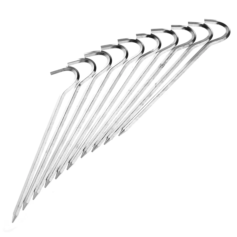 10Pcs/SET Tent pegs Aluminum Alloy Tent nail Tent Stake Nails Ground Pin