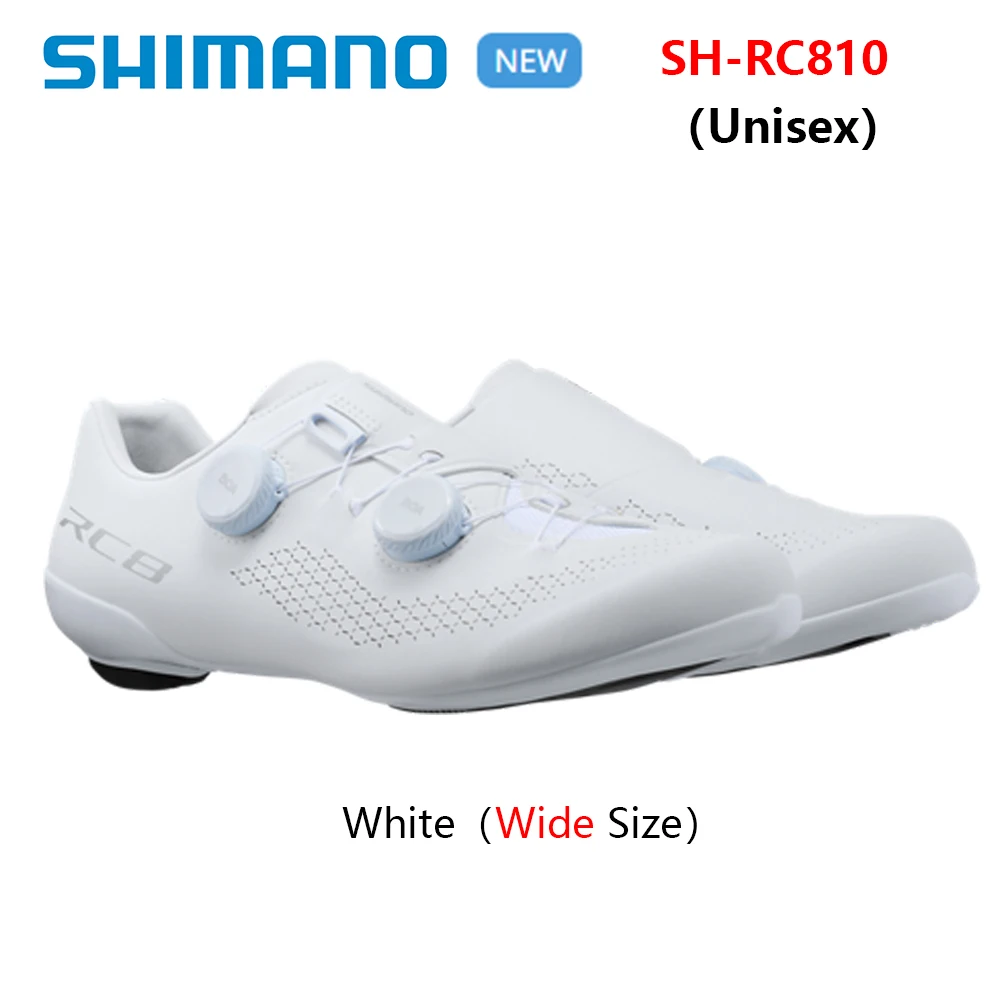 Shimano Nieuwe RC810 Racefietsen Schoenen met Carbon Fiber Tussenzool, Zelfvergrendelende Schoenen, Racefietsen Schoenen
