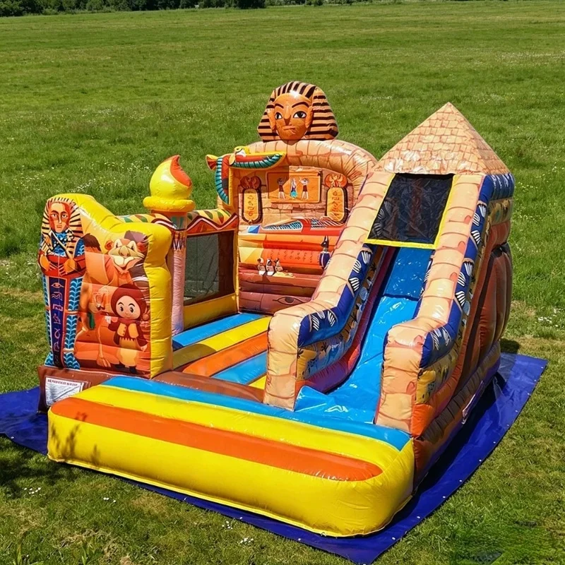 Egyptian Pharaoh Theme Inflable Castillo Bouncing Castle Inflatable Bounce House Slide Inflatable Jumping Castle for Kids