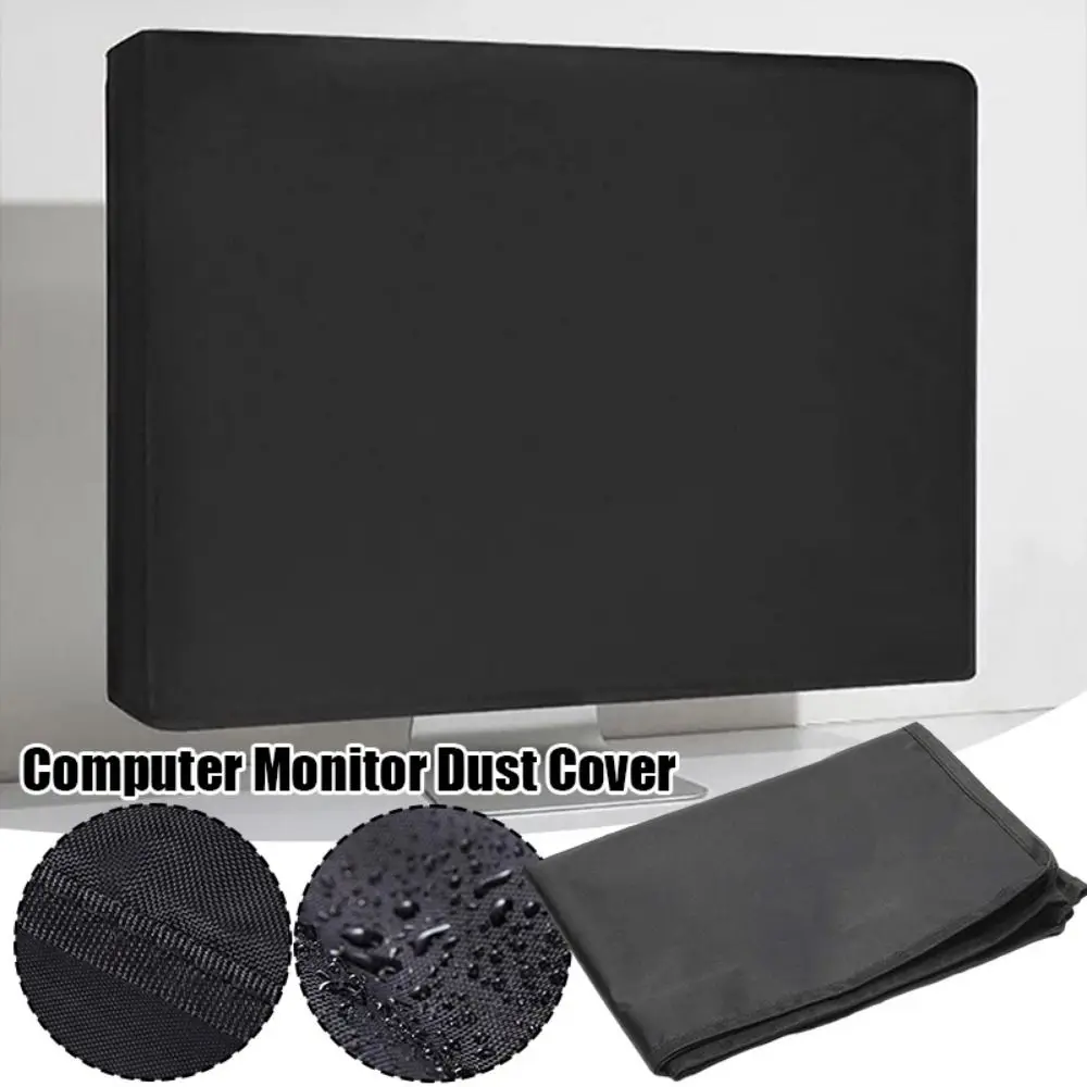 

Oxford Cloth Computer Monitor Dust Cover Thicken Anti-Wear Desktop Monitor Protective Dust Proof UV-Blocking