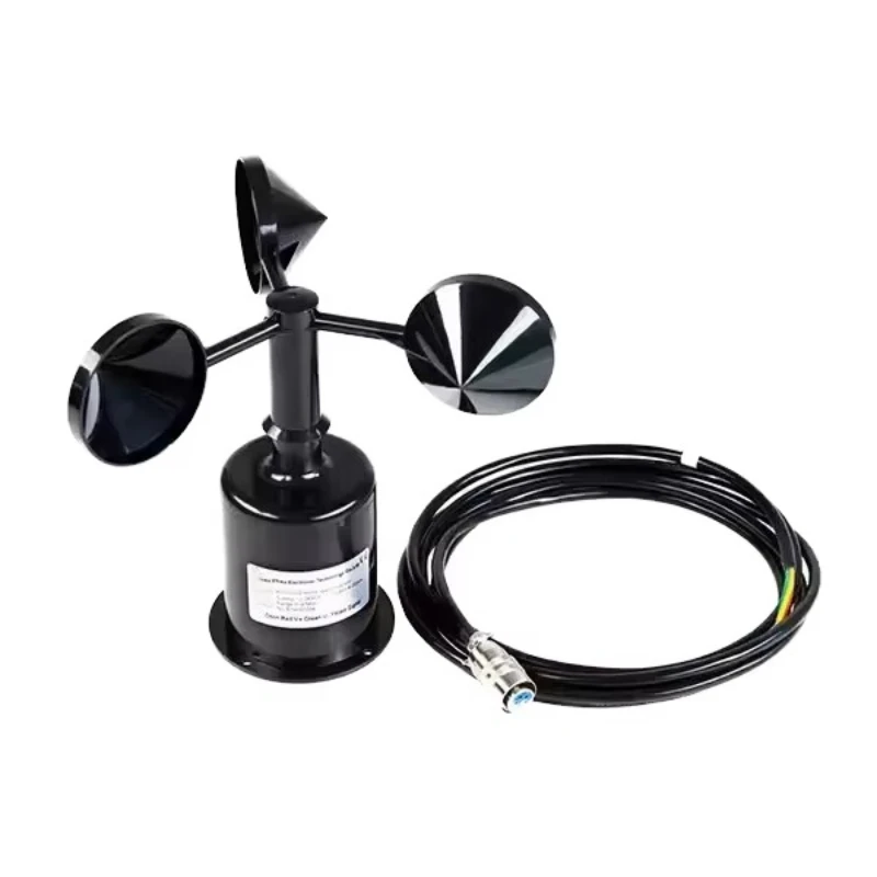 

Wireless Material Anemometer Weather Station Wind Speed Sensor 0-70m/s 0.1m/s Resolution IP45 Protection