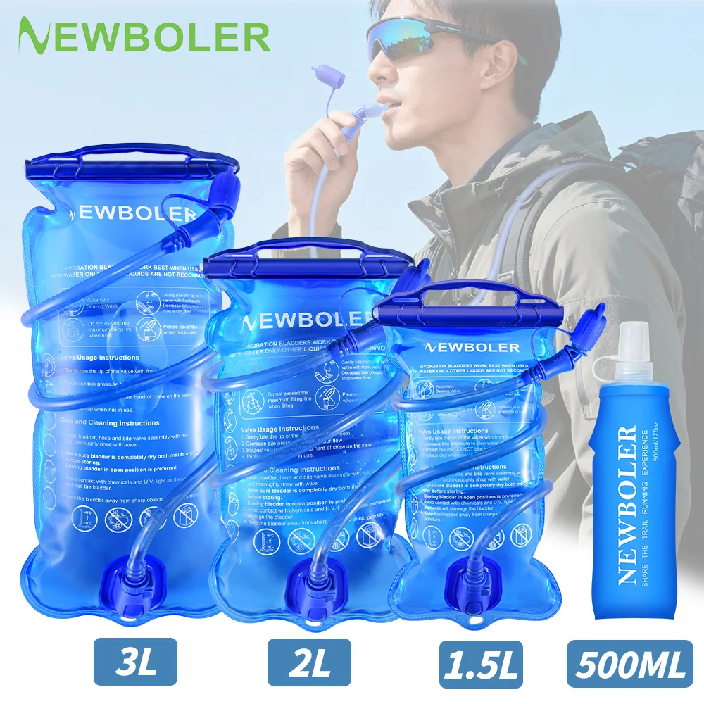 NEWBOLER Hydration Pack Leak Proof Water Reservoir BPA Free 
