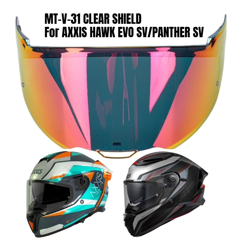 For AXXIS MT-V-31 lenses are suitable for MT AXXIS HAWK EVO SV/PANTHER SV helmet lens replacement accessories