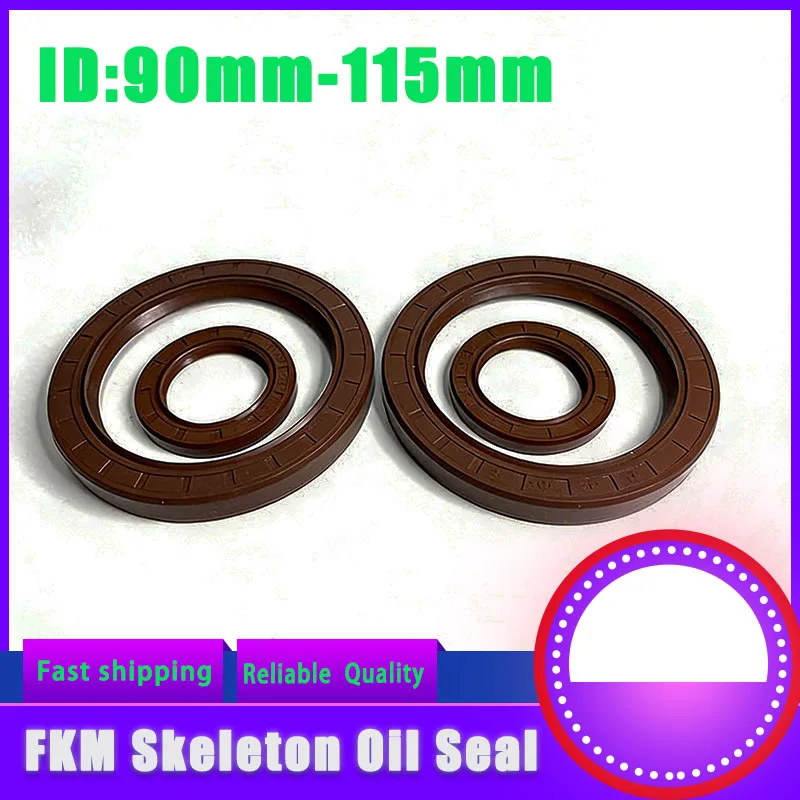 Skeleton oil seal, fluororubber TC, complete range of models, high temperature acid and alkali resistant oil seal, 1 piece