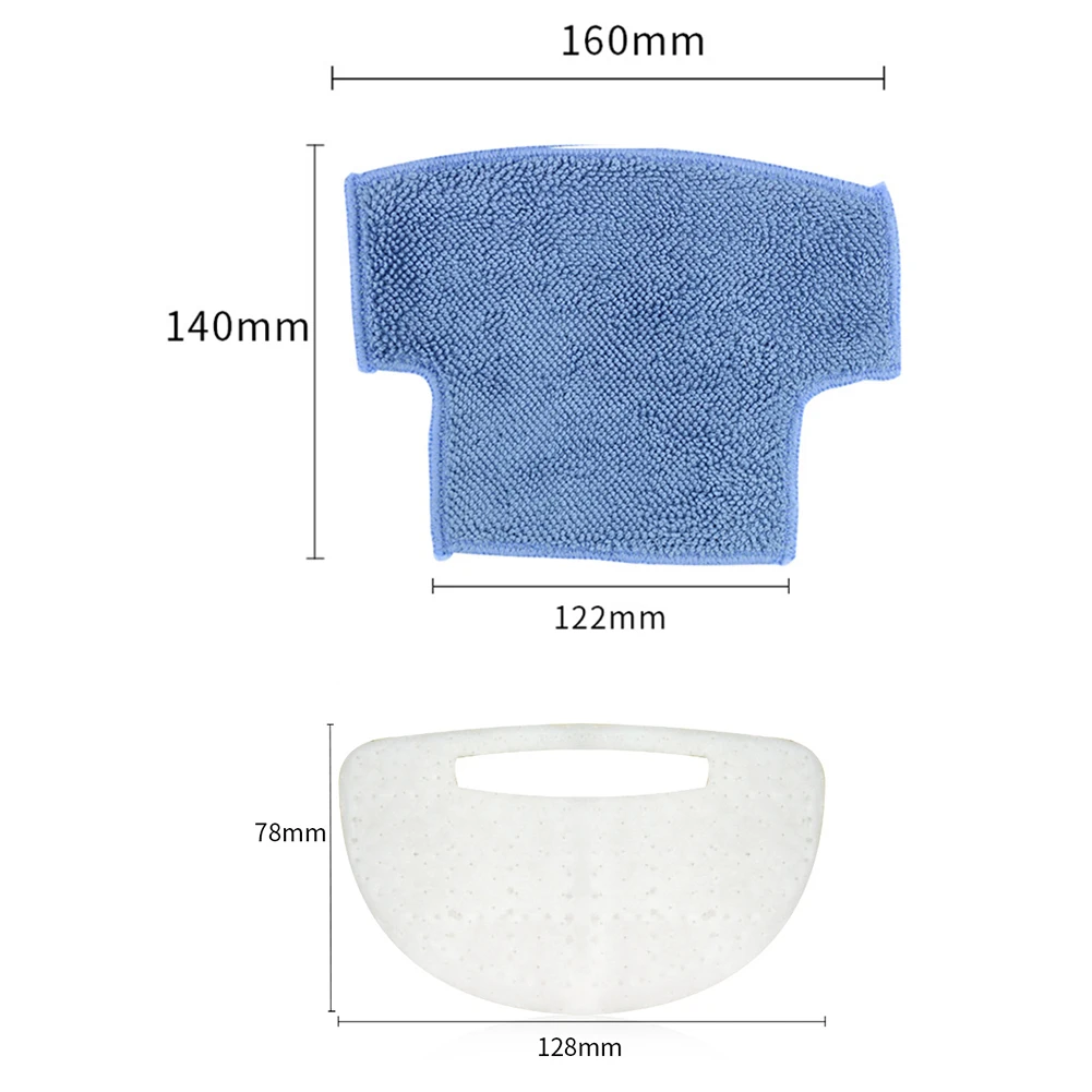 Комплект ткани для фильтра с боковой щеткой, эффективная пылезащита для WAP, для W90 W95 W96 для ROBO, бытовая техника, пылесос