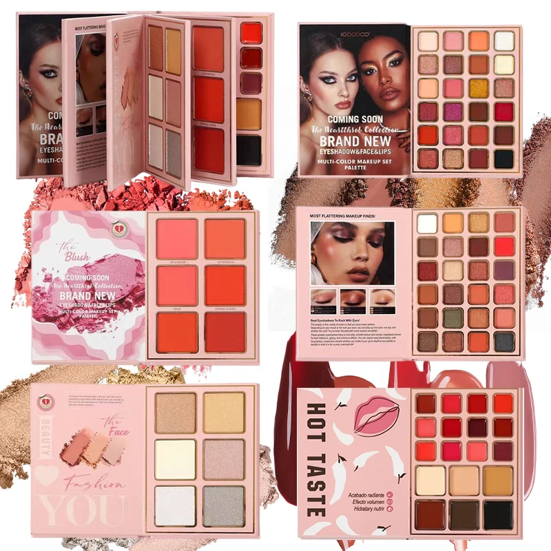78‑Color All‑In‑One Makeup Palette, Matte Shimmer Eyeshadow Blush Contour Lip Cream Set, Complete Cosmetic Kit for Daily Party