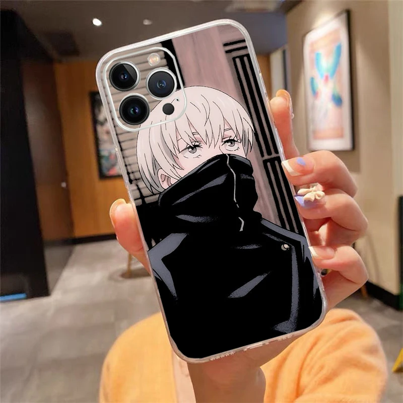 

Toge Inumaki Anime Phone Case For iPhone 17 Pro Max Air 16 15 14 13 Pro Max 15 16 Pro 15Plus Silicone Cover