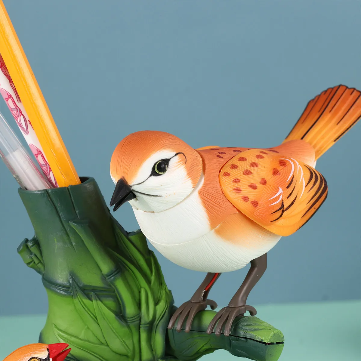 

1 шт. Интерактивная электрическая имитация птицы с голосовым управлением, звуковая поделка-попугай, забавное украшение для дома, вечеринки, розыгрыша, подарок