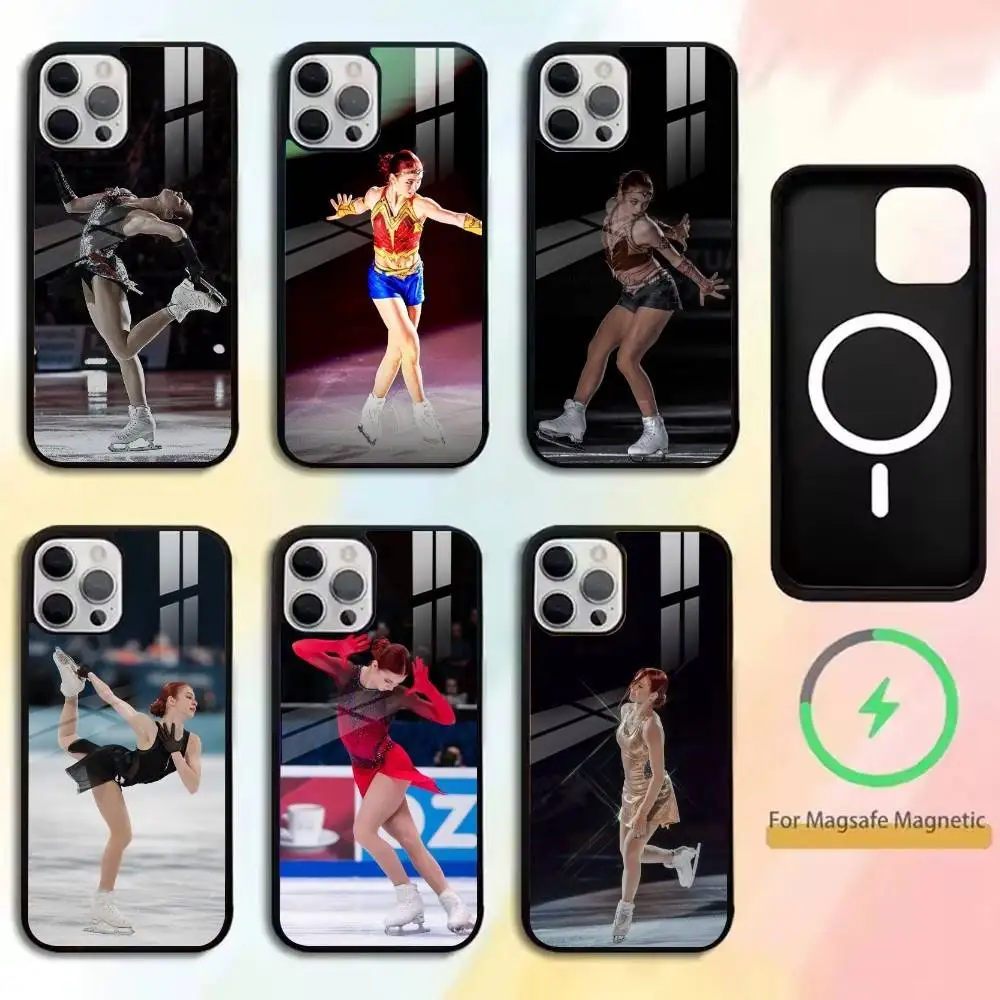 

Genius Flower Skating Girl-Alexandra Phone Case For iPhone17,16,15,14,13,12,11 Plus,Pro Magnetic For Magsafe Wireless Charging
