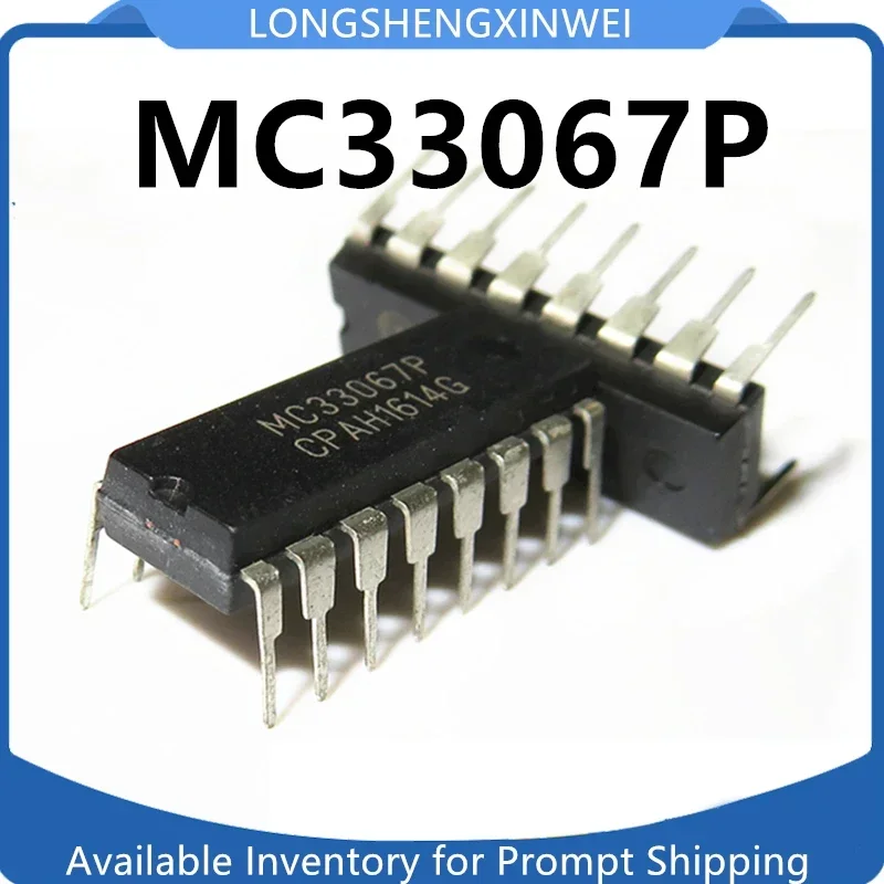 1PCS New Original MC33067P MC33067 DIP16 High Performance Zero Voltage Switch Resonance Mode Controller