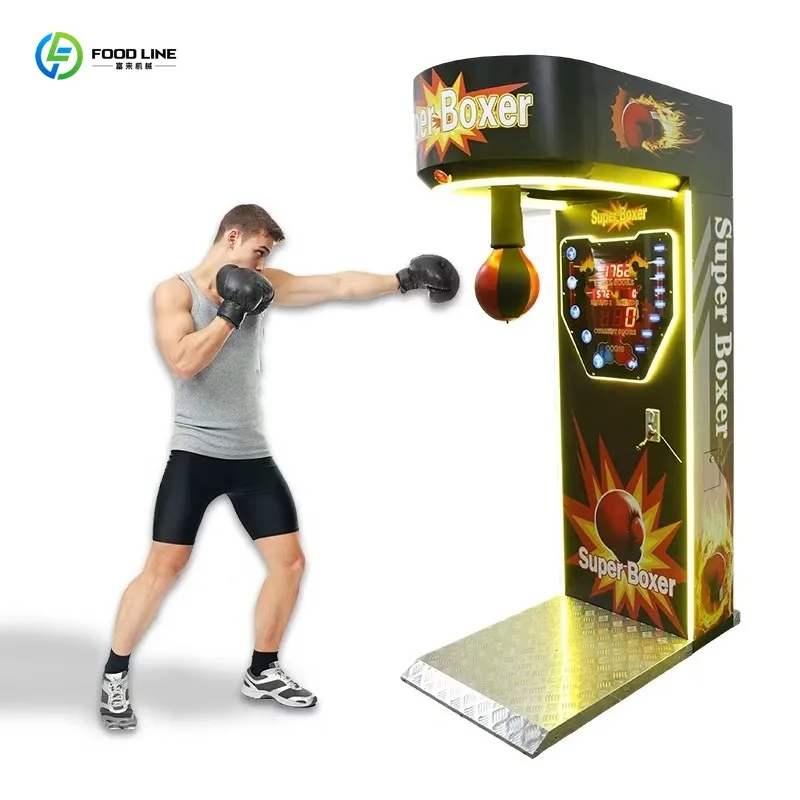Indoor Sports Coin Operated Boxer Arcade Console Popular Amusement Game For Mall Entertainment Center