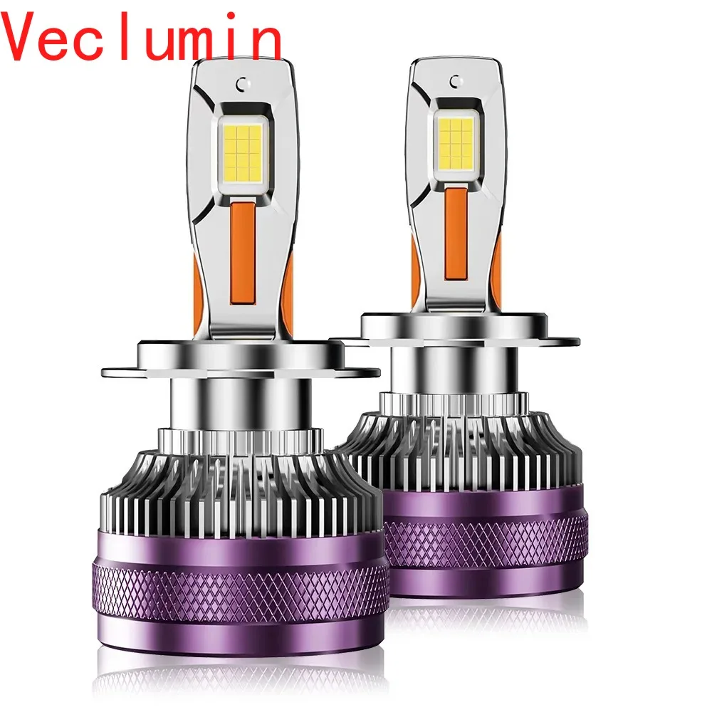 240W Three Copper Tube High Power LED Headlight with Decoder H1h4h5h119005 9006 6000ki Automobile Head Lamp Fog Lamp Truck Lamp