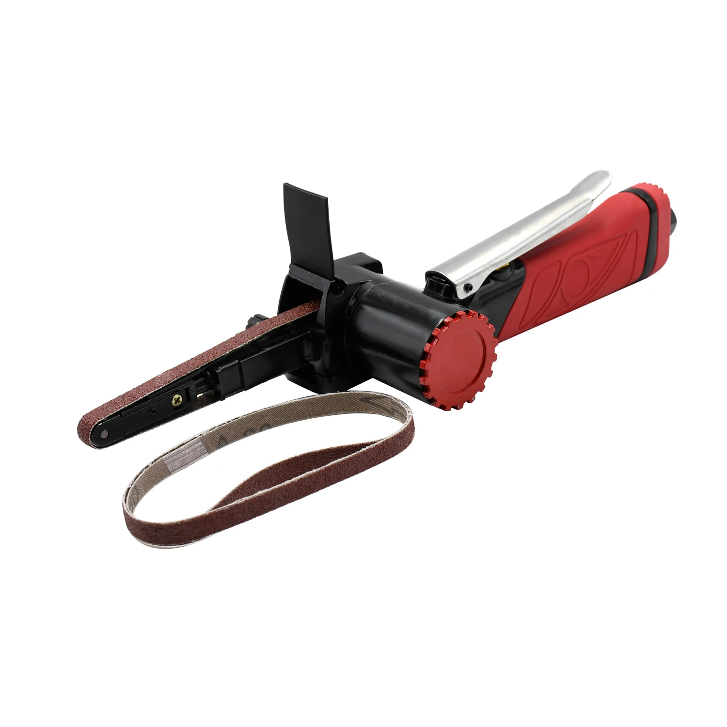 

3/8" 13" 10*330mm Pneumatic Belt Sander machine handheld Air polishing machine Polishing Metal Sheet Duburring Car MetalWork