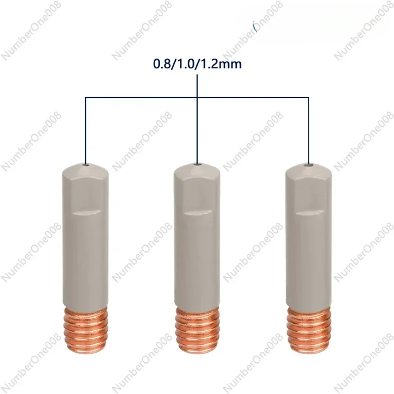 MB 14AK 15AK Welding Contact Tipcoating protect 25mm M6 Gas Nozzle 0.8/1.0/1.2mm MIG Welding Torche Welding Tool Parts