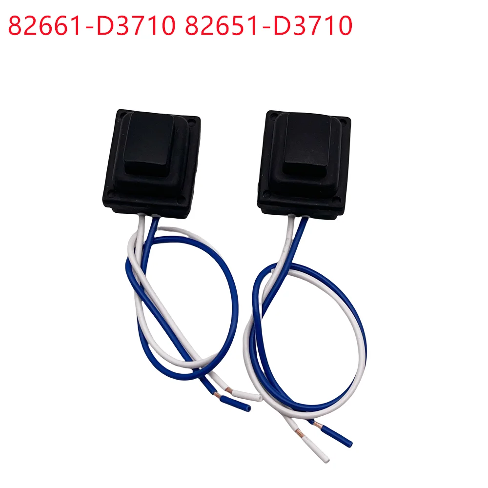 

2 шт., умная ручка передней двери, маленькая кнопка 82661-D3710 82651-D3710 для Hyundai Tucson 2016-2020, аксессуары для внешнего съемника