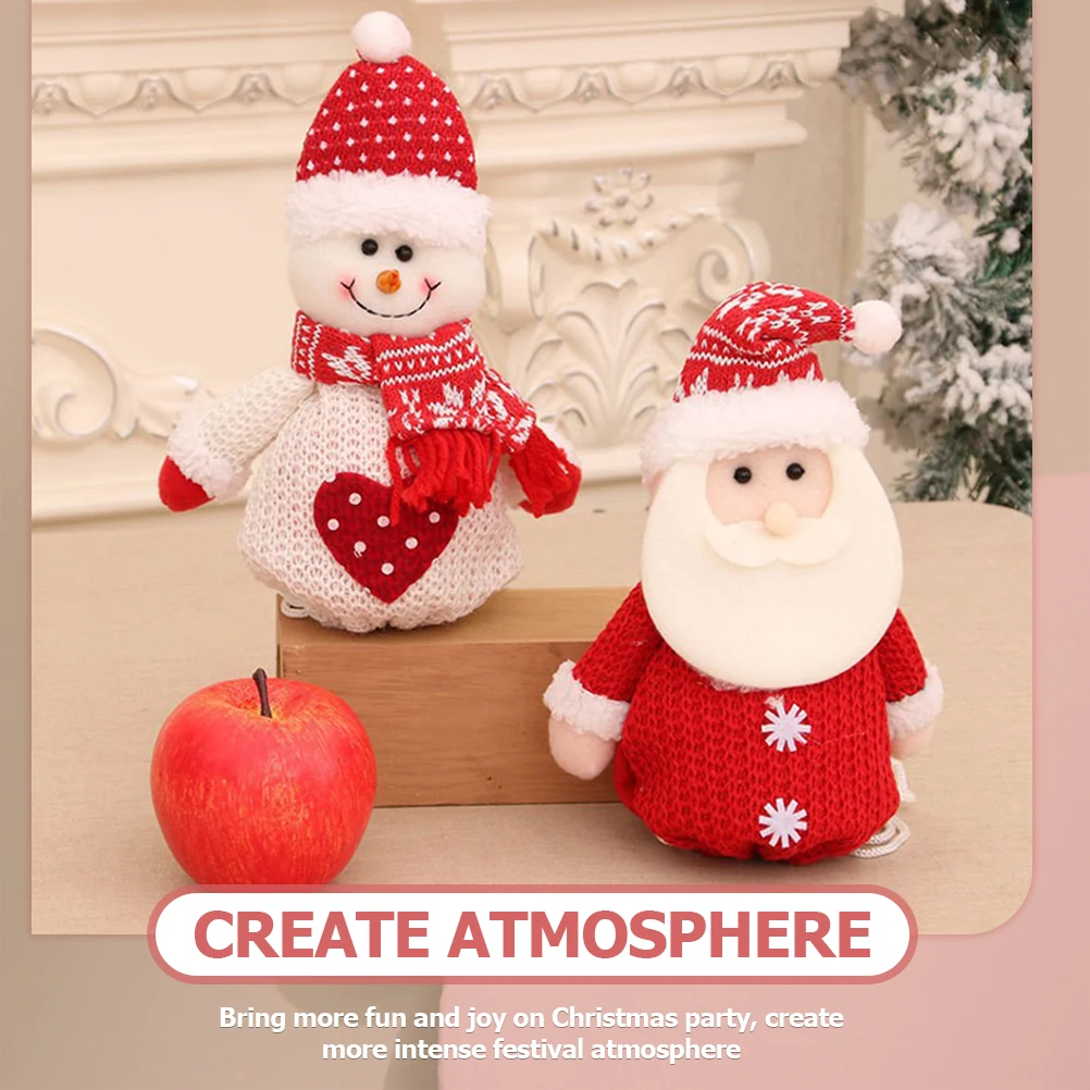 

Christmas Drawstring Gift Bags Snowman Print Fabric Pouch for Candy Jewelry Holiday Party Favors Reusable Wrapping Storage