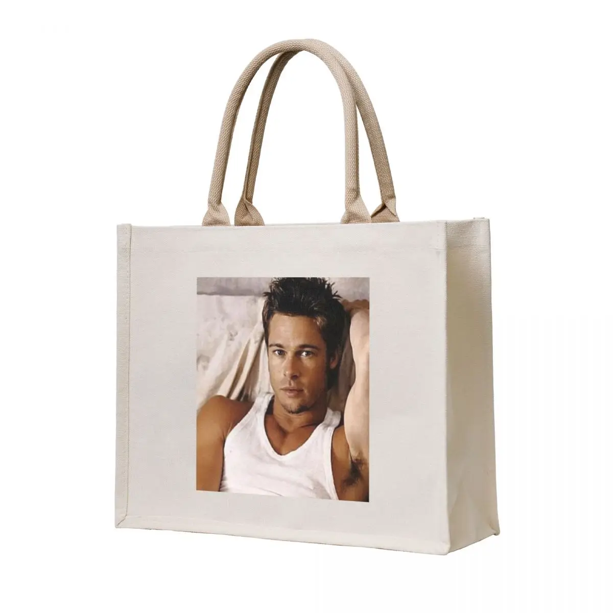

brad pitt 90s Tote Bag Women bags shopper bag woman sacs de shopping canvas tote