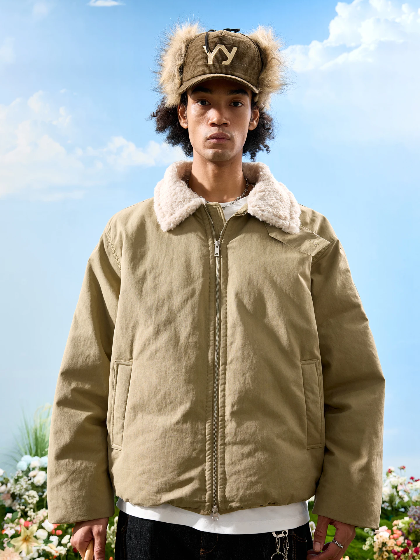 

Мужская пуховая куртка Nuthink American Retro Detroit Jaet, утепленная, весна 2026, новая модель, стеганая, для мужчин