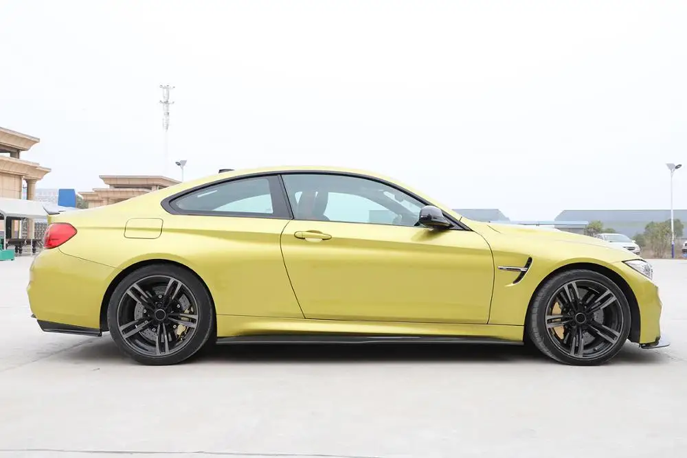 Fibra de carbono F8x M3 M4 Saias laterais lábio para BMW F82 F83 M4 F80 M3 2015- 2019