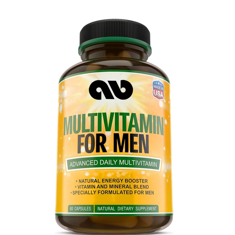 Men's multivitamin supplements are suitable for energy, focus, and performance. Multi vitamin 60 capsules