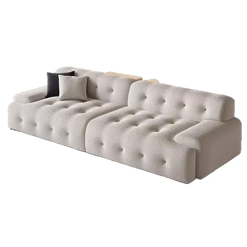 

Итальянский минималистичный диван, первый слой воловьей кожи, современная простая гостиная, ретро-стиль, прямой ряд трех человек