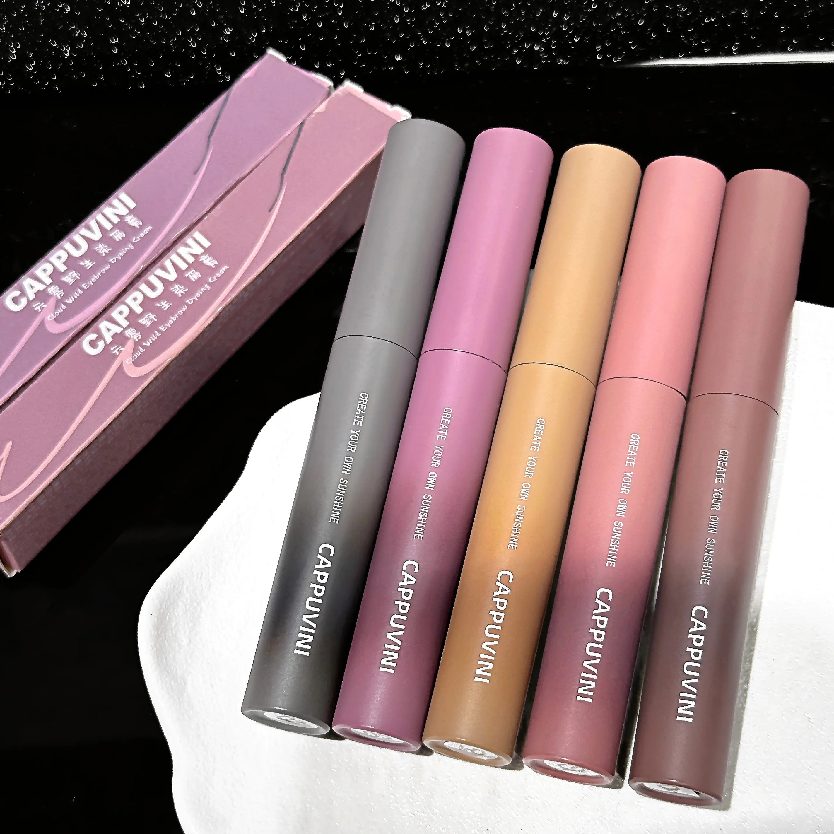 Cappuvini Cloud Mist Eyebrow Tint Non-Smudge Natural 3D Waterproof Quick-Drying Eyebrow Dyeing Cream Cosmetics image 6