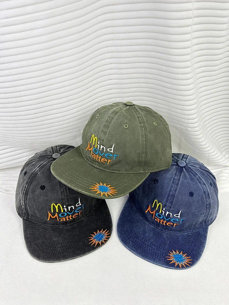 

American hip hop letter flat brim cap women's outdoor sports hat big head circumference baseball cap men