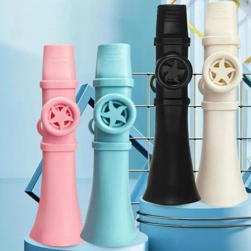 1Pcs Durable Plastic Kazoo Easy Play Design Crisp Penetrating Sound For Beginner Musicians Casual Parties Outdoor Activities