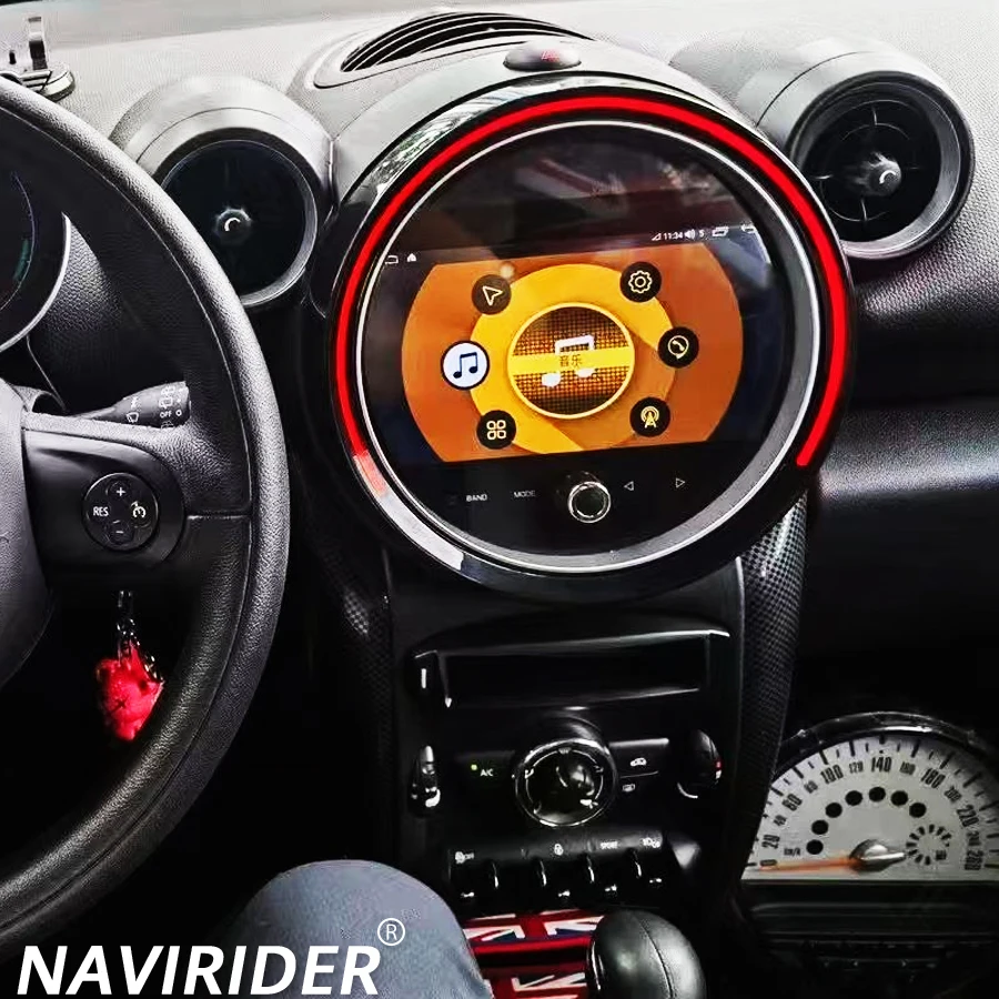 Carplay DSP 4G Android 15 Auto Screen For MINI COUNTRYMAN R60 R54 MINI COOPER 2011-2014 9inch GPS Navigation Radio Head Unit