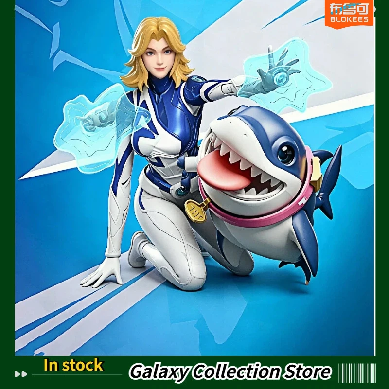 

In Stock Original Blokees Invisible Woman Susan Storm Assembly Model Kit Action Doll Collectible Decorative Gifts for Fans Toys