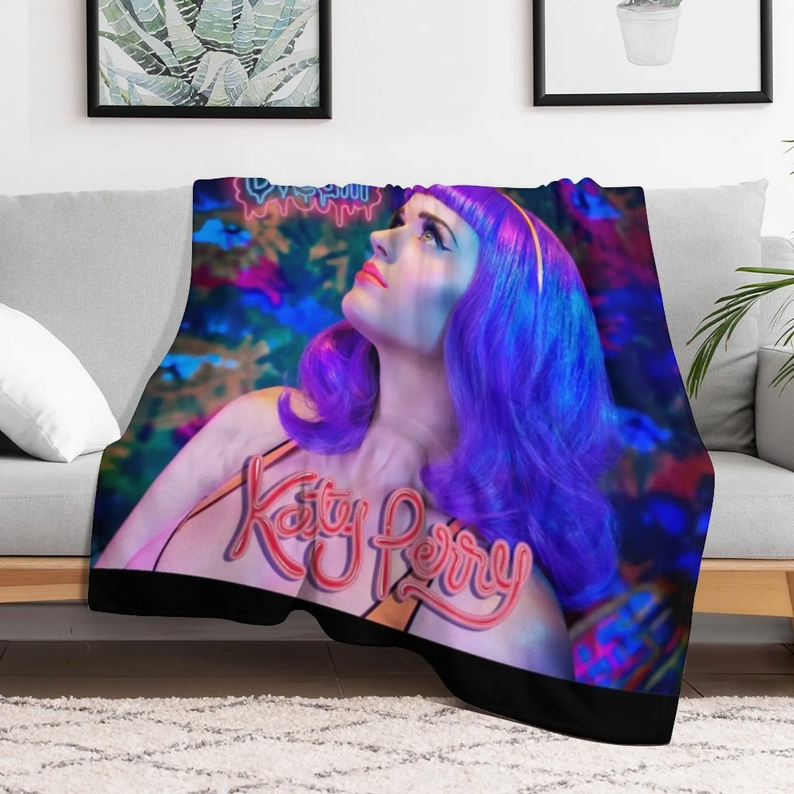 Katy Perry teenage dream 2 Throw Blanket Thermal Hairys Decorative Beds Blankets