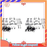 Durable 2X Metal Balance Chassis Board Seesaw Kit For WPL B16 B36 1/16 RC Car Upgrade Parts Modified Accessories,Silver