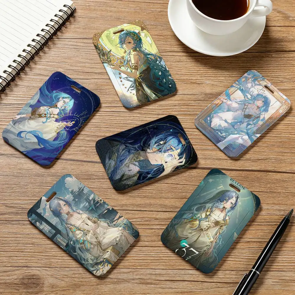 

Картхолдер Reverse1999 на 37 карманов для кредитных карт, удостоверений личности, бейджей, проездных билетов с шейным ремешком-шнурком