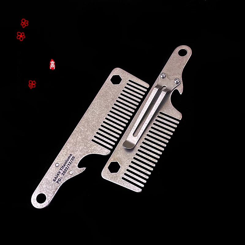 Titanium Alloy Tactical Small Comb