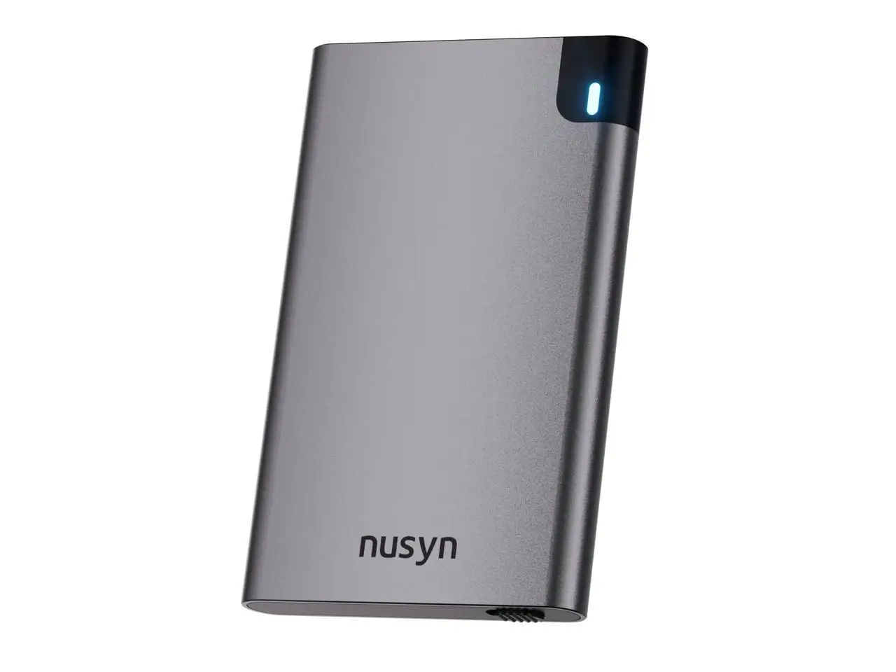 Nusyn NSE22 6Gbps 2.5inch Hard Drive Enclosure USB C to SATA III 5Gbps, USB-C External Hard Drive Case